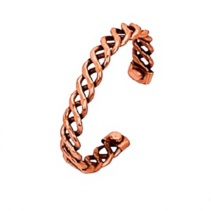 High Quality Handicrafts Three Copper Brass Steel Cuff Bracelets Polished Twisted Wire 3 Color Women's Classic Fashion Wedding - Product Image 2