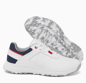 Chaussures de golf blanches imperméables, baskets de golf à semelles résistantes à l'usure, chaussures de sport légères, taille personnalisée - Product Image 4