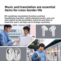 Écouteurs de traduction intelligents Timekettle M3 pour le voyage, apprentissage multilingue, interprétation simultanée, réduction active du bruit
