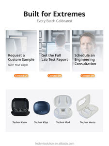 Appareil <span class=keywords><strong>Auditif</strong></span> Hybride Techmi & Bouchon d'Oreille Électronique 2-en-1, TWS OTC FDA avec App pour Perte Auditive et Protection - Product Image 4