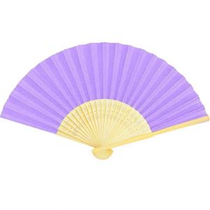Éventail pliant en papier de bambou en gros, cadeau personnalisé pour fêtes et célébrations - Product Image 6