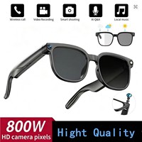 Lunettes Intelligentes M02S 800W avec Caméra HD, Appel Vocal, Assistant IA, Contrôle Vocal, Traduction IA ChatGPT, Lunettes de Soleil Homme Femme M02