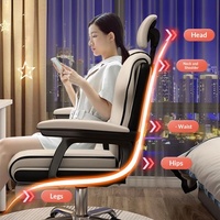 Chaise de bureau ergonomique avec soutien lombaire, chaise de bureau pivotante réglable en maille pour la maison et le bureau, vente en gros