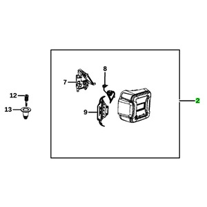 Feux arrière Jeep Wrangler 68436711AC 68436710AC pour modèle JL 2018-2023, feux arrière halogènes - Product Image 4