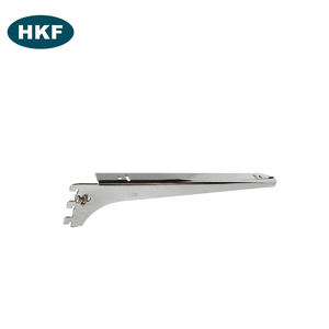 Support de tablette en <span class=keywords><strong>verre</strong></span> à rainures pour présentoir métallique ou utilisation sur <span class=keywords><strong>colonne</strong></span> en acier robuste avec finition chromée droite - Product Image 3