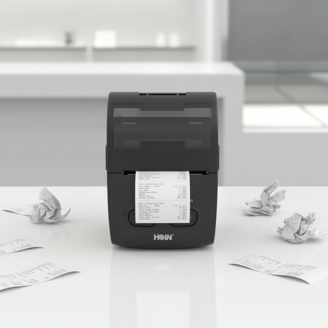 Wireless Pocket Thermal Ticket Printer 1500mAh Battery 58mm for Deli Counter Queue