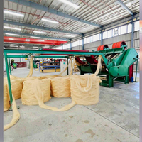 Machine à carder les bandes de chanvre en fibre de sisal de haute précision de marque SM avec pompe à moteur portant 1 an de garantie