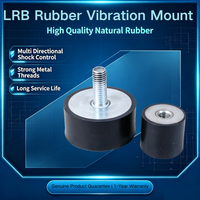 Amortisseur d'isolation anti-vibrations en caoutchouc LIVA-EP LRB pour grues et camions-bennes - Fabriqué à Shanghai, garantie 1 an