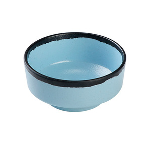 Juego de platos para salsa de soja, cerámica azul, cuencos divididos para restaurante, vajilla de mesa con cuchara y bandeja - Product Image 5