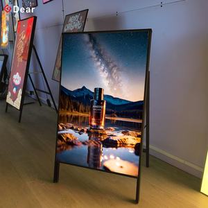 Usine Discount Vente Haute Qualité Portable Mobile Sans Support Led Boîte À Lumière Panneau D'affichage pour Restaurant Cinéma Activités - Product Image 2