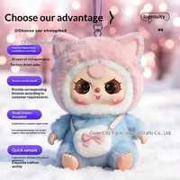IP Trendy Blind Box Figurines et poupées en peluche personnalisées 11-30cm 14+ Party Vinal Face Color Box Packaging