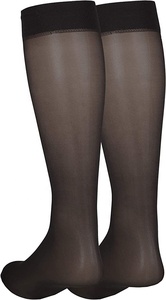 New 8-15 MmHg Ánh Sáng Hỗ Trợ 20 Denier Đầu Gối Cao Vớ Sheer Nén Stockings Đối Với Phụ Nữ Và Nam Giới - Product Image 4