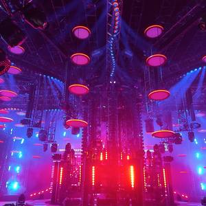 2025 <span class=keywords><strong>Pro</strong></span> Light Show Kinetic Motor con 4 RGBW LED Ring Light Kinetic LED Circle Ring para DJ Bar Light - Product Image 5