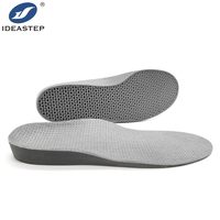 IDEASTEP Semelles Orthopédiques Rigides pour Enfants avec Soutien de la Voûte Plantaire, Inserts Air Zoom, Talonnettes Profondes, en Liège PU de Haute Qualité
