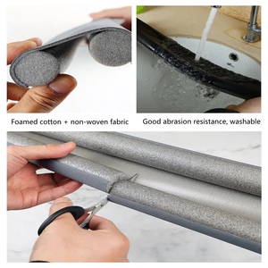 Fabricant fournisseur réduire le bruit flexible anti-poussière mousse bouchon de <span class=keywords><strong>porte</strong></span> anti-courant d'air bande d'étanchéité inférieure en cuir pour bloquer la <span class=keywords><strong>porte</strong></span> de la chambre - Product Image 4
