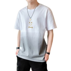 T854 Men's Vintage Short Sleeve Printed for <strong>Face</strong> <strong>T</strong>-<strong>shirt</strong> 180g Polyester Milk Silk Loose Fit Summer Clothing <strong>T</strong> <strong>Shirts</strong> - Product Image 5