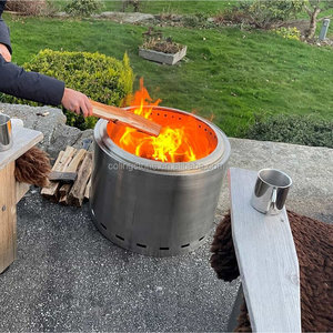 07 Coling Living Wood Bonfire <strong>Fire</strong> <strong>Pit</strong> for Outdoor Fireplace <strong>Portable</strong> <strong>Fire</strong> <strong>Pits</strong> Smoke-free Bonfire - Product Image 6