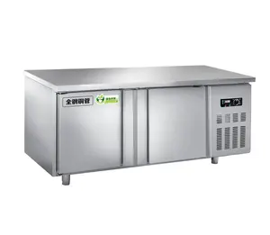 Commercio all'ingrosso vendita calda bar frigorifero congelatore cucina refrigerato banco da lavoro negozio di tè del latte