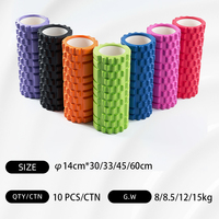 Rodillos de Espuma para Yoga de Alta Calidad, Antideslizantes, Duraderos, con Eje Hueco, Firmeza Media, Logotipo Personalizado, Masaje Muscular, Gran Venta