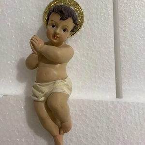 Nhựa bé Jesus bức tượng, nhựa Tôn Giáo giáng sinh giáng sinh cảnh thiết lập hoặc bảng hiển thị hàng đầu - Product Image 3