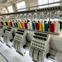 Machine à broder fiable à tête unique, machine à broder informatisée pour les entreprises de confection de vêtements sur mesure