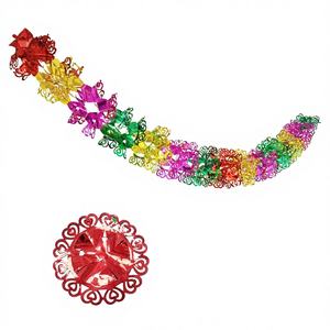 Dekorasi Perayaan Qingming, Rangkaian Bunga Warna-warni, Lampu, Daun Maple Plastik, Dekorasi Pernikahan, Dekorasi Putih, Strip Bunga - Product Image 1