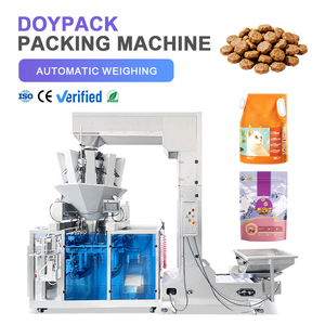 Máquina Automática Multifuncional Ecológica para Envasar Alimentos para Perros y Galletas para Mascotas con Etiquetado, Llenado y Sellado de Bolsas con Cierre Vertical - Product Image 1