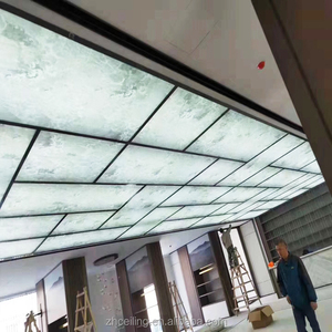 Panneau de plafond en pvc artistique décoratif d'intérieur de hall de restaurant ZHIHAI - Product Image 1