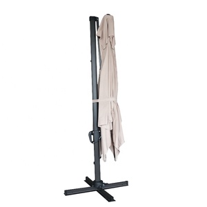Sombrilla de Patio Impermeable Comercial para Exteriores, <span class=keywords><strong>Base</strong></span> de Acero, Diseño Moderno, Plegable, con Manivela, Muebles de Jardín para Hoteles - Product Image 4