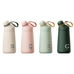 Botella de agua caliente de acero inoxidable para niñas, recipiente esmerilado aislado, para deportes al aire libre, 400ml, 14oz, nuevo diseño creativo - Product Image 1