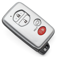 4 Buttons Smart Remote Key Shell Case Fob Keyless Card Lock+unlock+SUV+horn Button