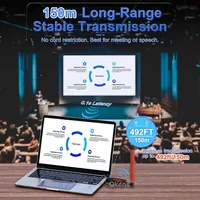 150m Wireless untuk Extender Video Transmitter & Receiver untuk Kamera STB/Laptop/Proyektor/TV Share (Tanpa Kemasan Retail)
