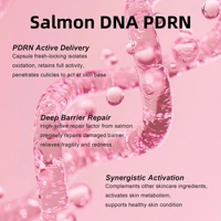 Nouvelle arrivée Crème hydratante réparatrice pour le visage blanchissante coréenne Beauté ADN de saumon PDRN Capsule de collagène rose
