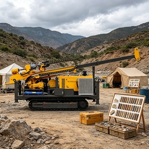 Système hydraulique intégré pour le forage de roches, plateforme de forage à carottage <span class=keywords><strong>diamant</strong></span>é entièrement hydraulique - Product Image 5