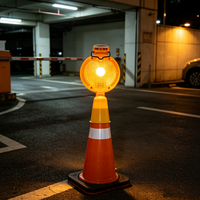 Feux de signalisation clignotants à LED solaires, feux de signalisation de sécurité routière industriels, feux de signalisation clignotants solaires