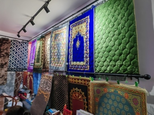 Bancy marche islamico turco tappeti da preghiera tappeto da preghiera tappetino islamico da viaggio - Product Image 4