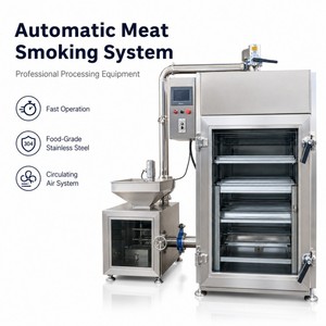 Four de fumage industriel 30 50 100 1000 Kg <span class=keywords><strong>pour</strong></span> aliments, viande, poisson, poulet, champignons – Machine de fumigation et de fumage au <span class=keywords><strong>bois</strong></span> - Product Image 6