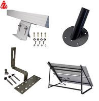 Kit de support de montage de panneau solaire réglable Leite pour installation au sol/sur toit (compatible avec les panneaux solaires de 100W à 400W)
