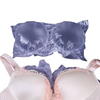Emballage de lingerie intime transparent en HDPE, sacs à coussin d'air gonflables protecteurs pour soutien-gorge, anti-déformation