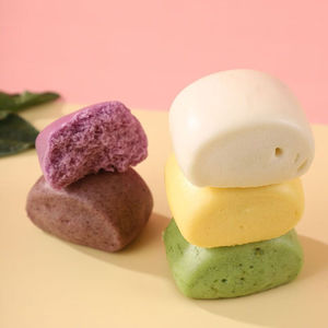 Collations chinoises petits pains cuits à la vapeur surgelés nutriments petit déjeuner aliment de base chine aliments légumes colorés farine de blé Mantou sac emballage - Product Image 5
