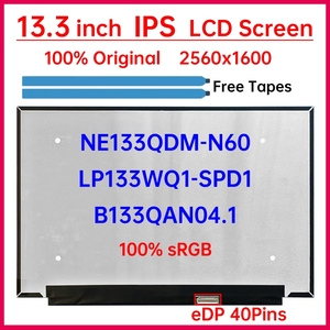 Schermo LCD per Laptop 13.3\" NE133QDM-N60 B133QAN04.1 LP133WQ1-SPD1 Pannello Display Matrice Sostitutivo 2560x1600 100% sRGB eDP 40 Pin - Product Image 2