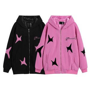 Sudaderas con Capucha Extra Grandes de Invierno 100% Algodón de 400 g/m² con Cierre y Estampado de Letras Bordadas y Serigrafía para Hombre - Product Image 6