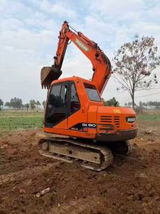 รถขุดขนาดเล็กมือสอง Doosan DH80 ขนาด 8 ตัน พร้อมอุปกรณ์หลัก Daewoo ได้รับการรับรองมาตรฐาน CE พร้อมหัวเจาะ - Product Image 3