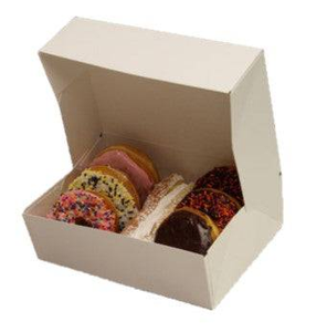 Cajas de donas blancas, cajas de panadería emergentes automáticas, caja de pasteles - Product Image 3