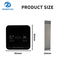 Escáner de Códigos QR 2D NFC Inteligente Sin Contacto, Lector de Tarjetas de Escritorio USB RFID con Código QR 1D de 125khz y IC de 13.56Mhz para Control de Acceso