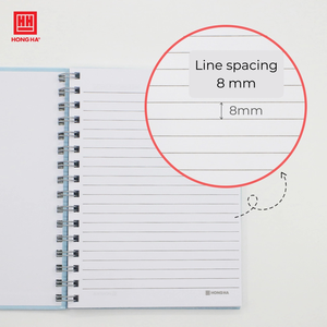 <b>A5</b> Hardcover Spiral <b>Notebook</b> Notepad Type Digital Printing Paper Cover Durable for Resistant Twin-Wire Binding - Product Image 4