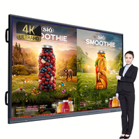 Pizarra Interactiva Digital Inteligente Todo en Uno de 55 y 75 Pulgadas, de Gran Formato, para Aula, Fabricada en China
