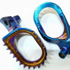 Repose-pieds TITANIUM pour dirt bike pour <span class=keywords><strong>YAMAHA</strong></span> yz/<span class=keywords><strong>yzf</strong></span> <span class=keywords><strong>125</strong></span> 250 450 - Product Image 4