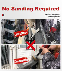 MANZZ Low VOC Anti-corrosion Industrial Metallic <strong>Rust</strong> Preventive <strong>Converter</strong> Anti-<strong>rust</strong> Primer <strong>Paint</strong> for Rusty Metal - Product Image 2