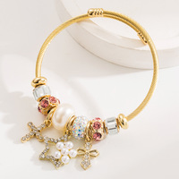 Bracelet ouvert de mode européenne et américaine, style coréen, pour femme, modèle Z1696-B, vente en gros, Yiwu Zhejiang